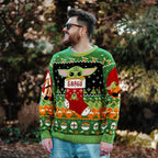 Image produit Pull tricoté Grogu avec Mando - Star Wars The Mandalorian