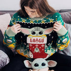 Image produit Pull tricoté Grogu avec Mando - Star Wars The Mandalorian