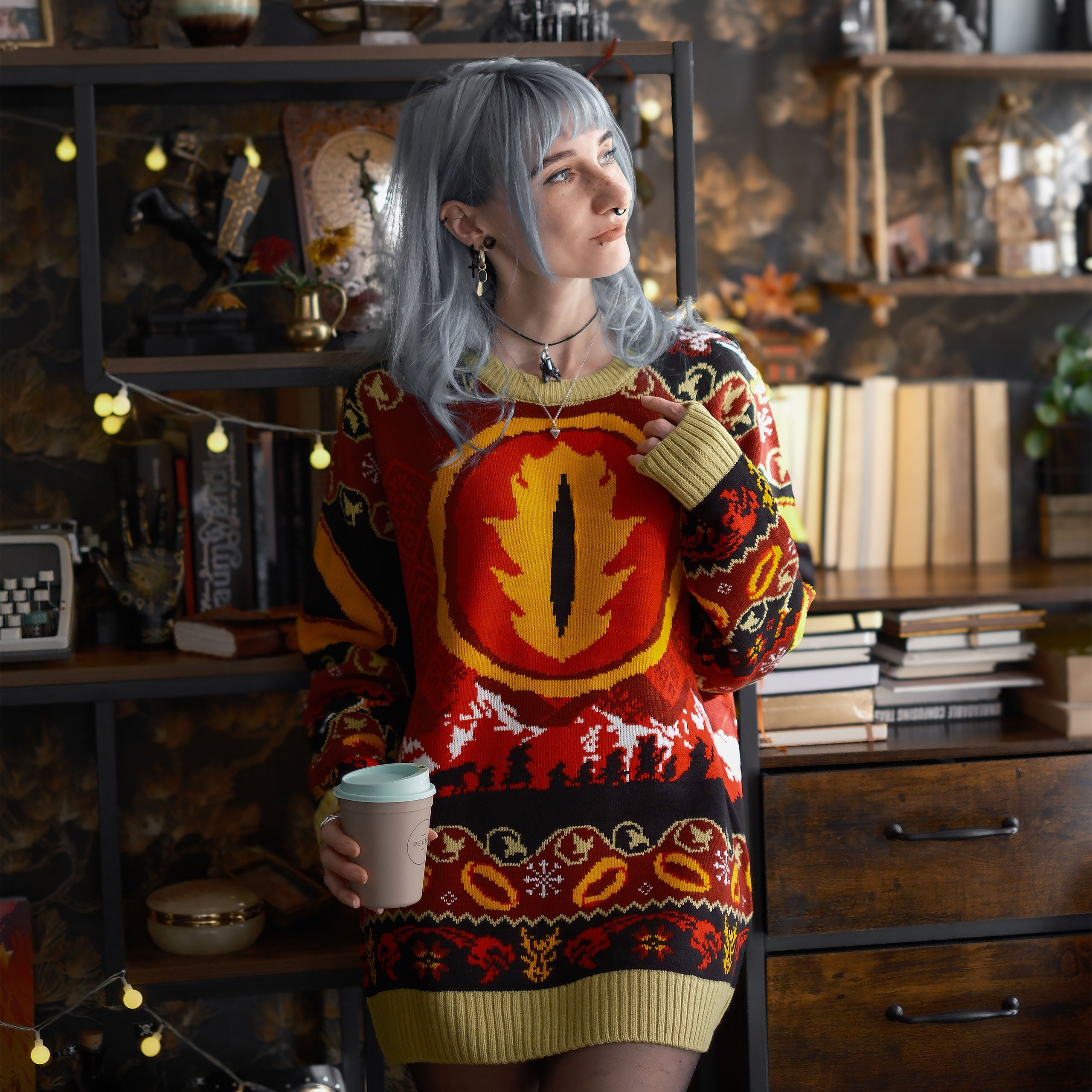 Image produit Seigneur des Anneaux - Le pull tricoté d'Un Anneau
