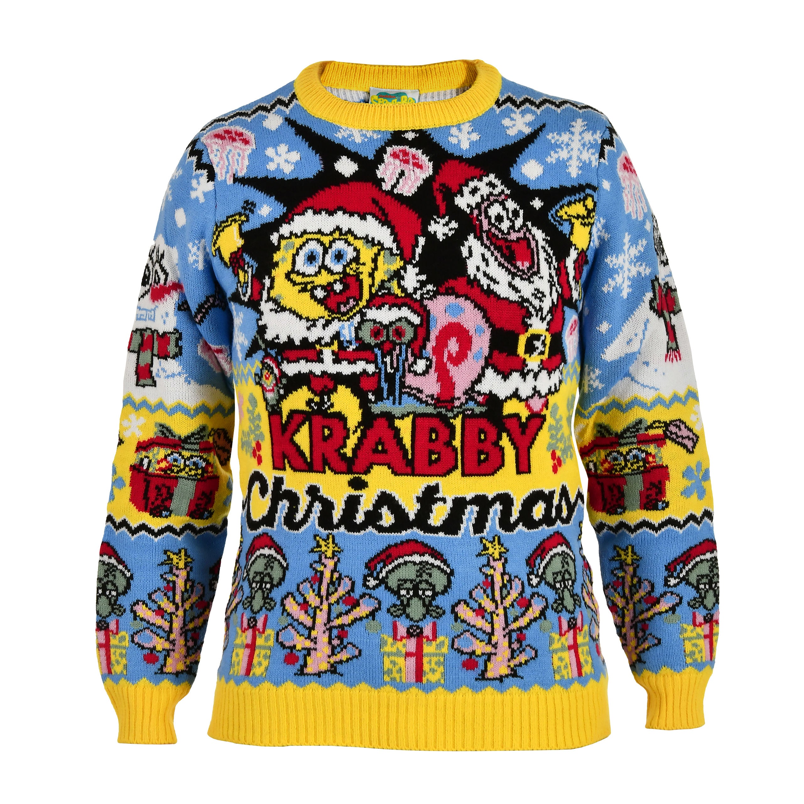 Image produit Bob l'éponge - Pull tricoté Krabby Christmas