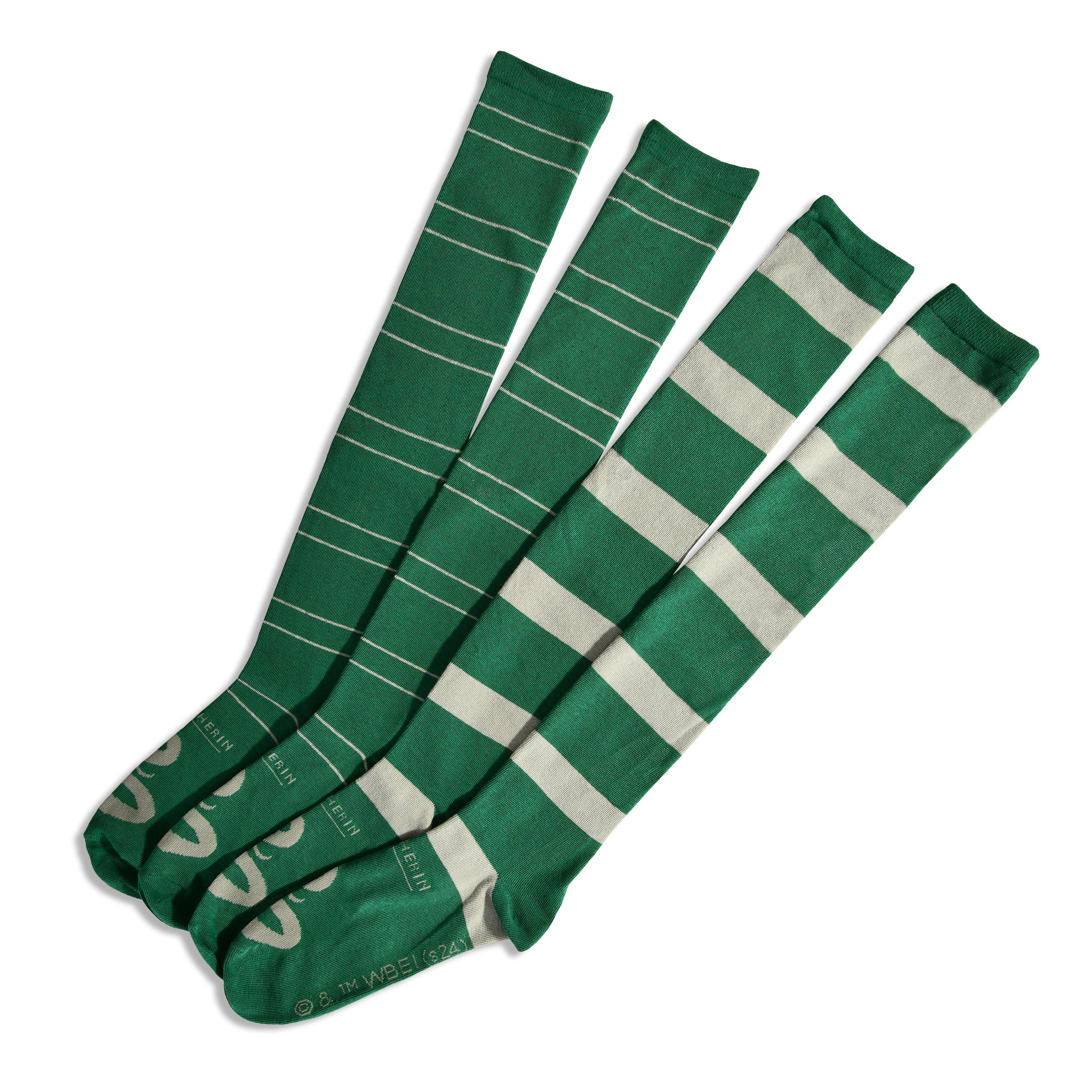 Image produit Harry Potter - Chaussettes hautes Serpentard 2 paires