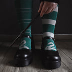 Image produit Harry Potter - Chaussettes hautes Serpentard 2 paires