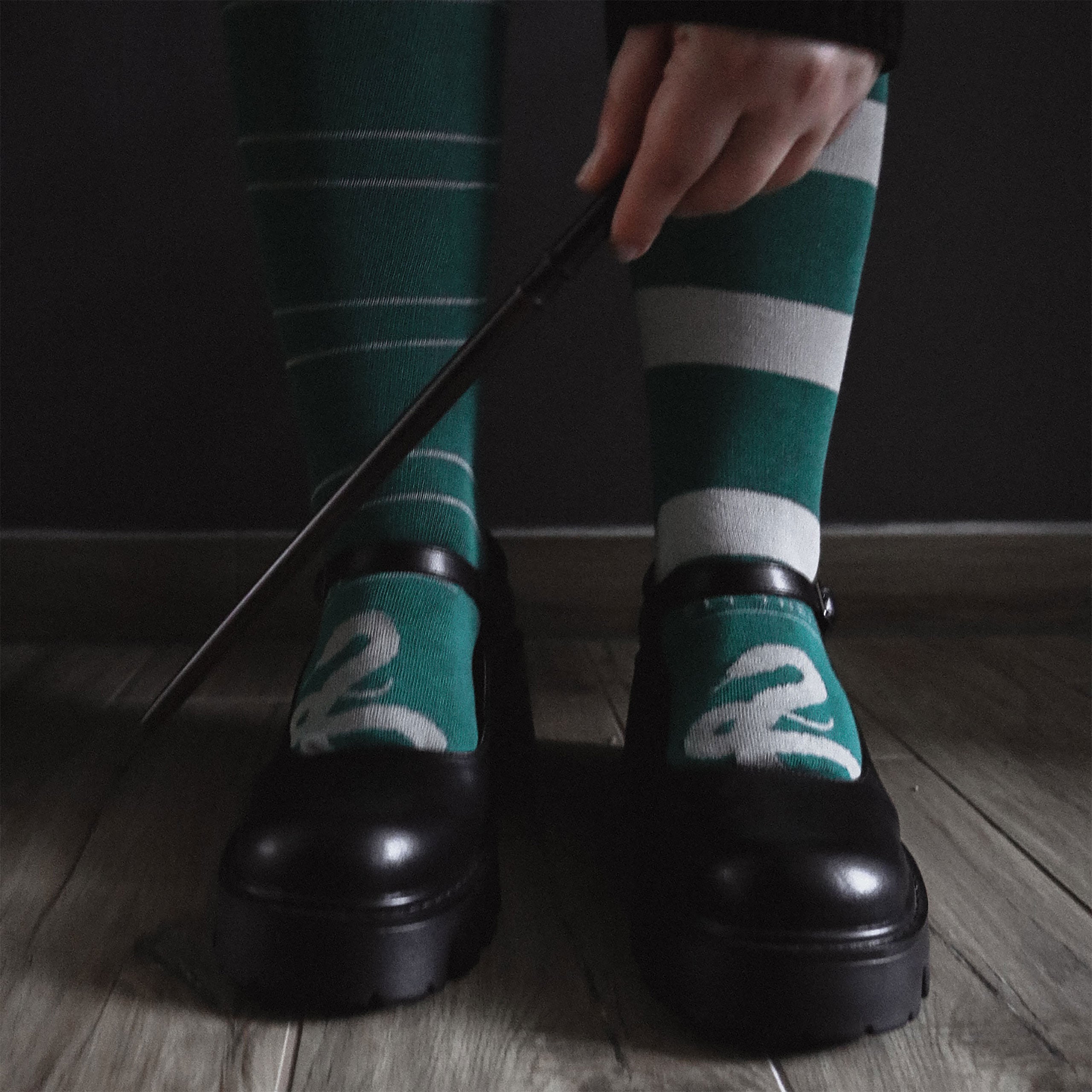 Image produit Harry Potter - Chaussettes hautes Serpentard 2 paires