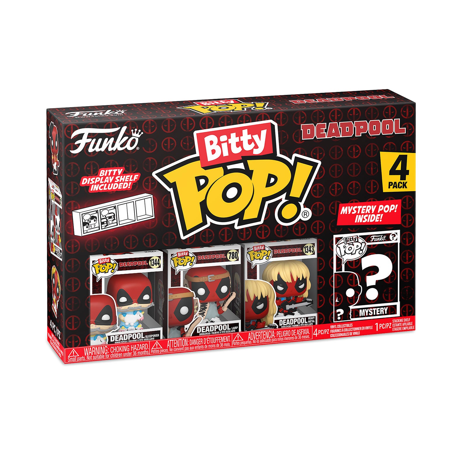 Image produit Deadpool - Funko Bitty Pop Ensemble de 4 figurines Série 4
