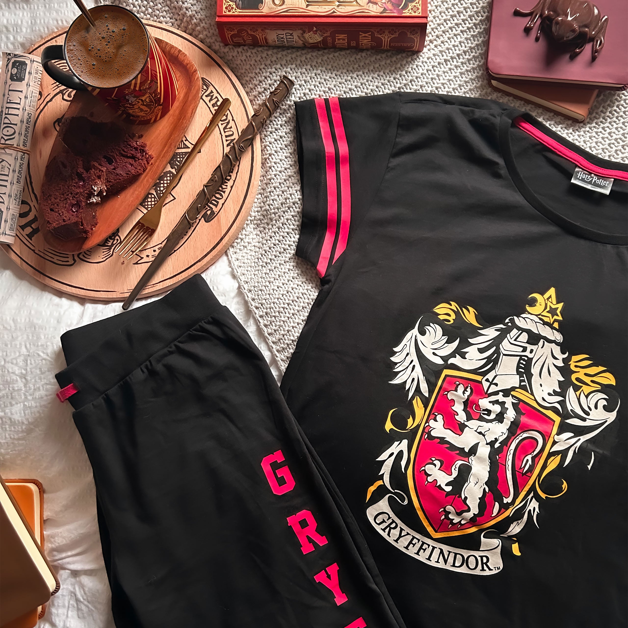 Image produit Pyjama blason Gryffondor noir - Harry Potter
