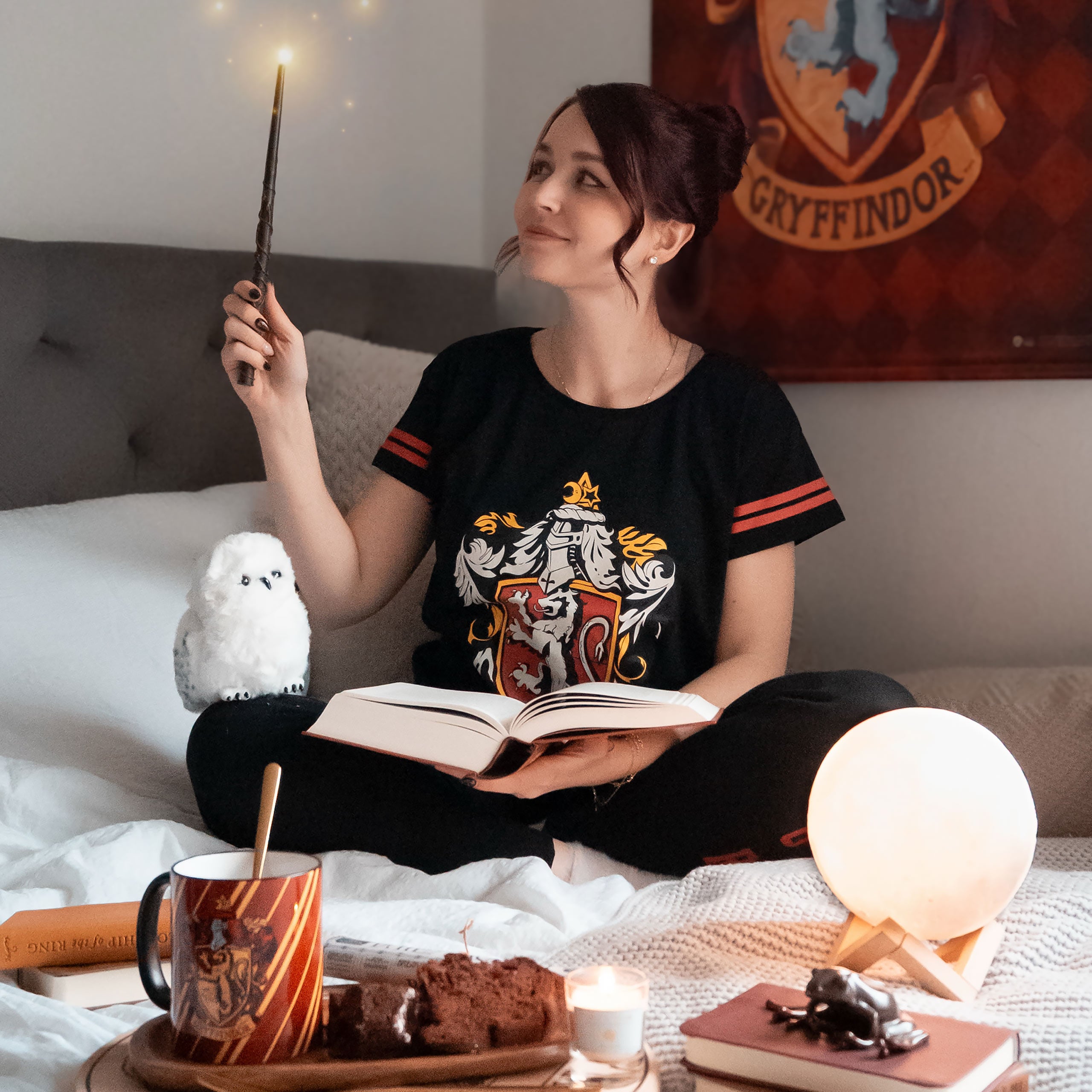 Image produit Pyjama blason Gryffondor noir - Harry Potter