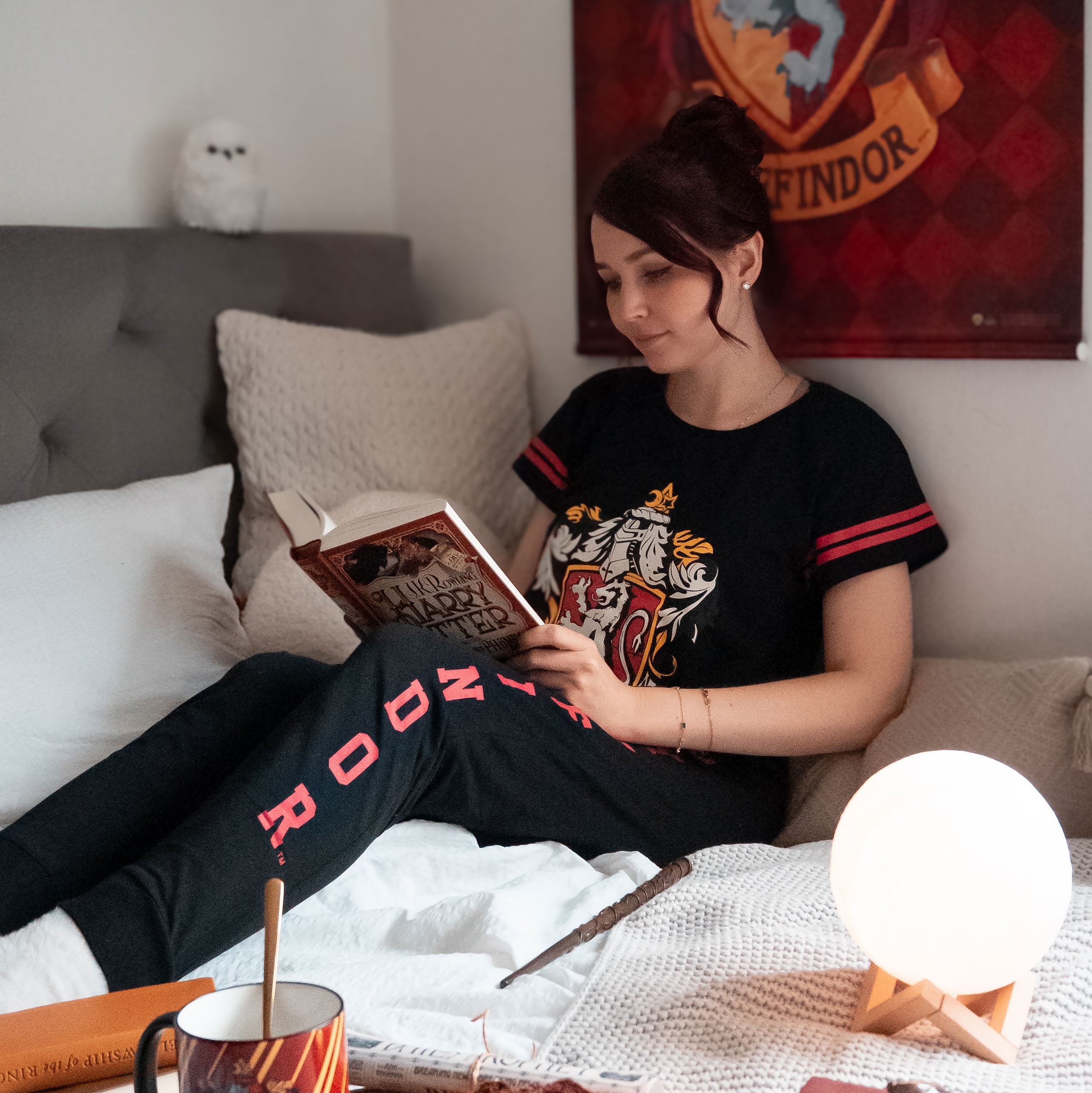 Image produit Pyjama blason Gryffondor noir - Harry Potter