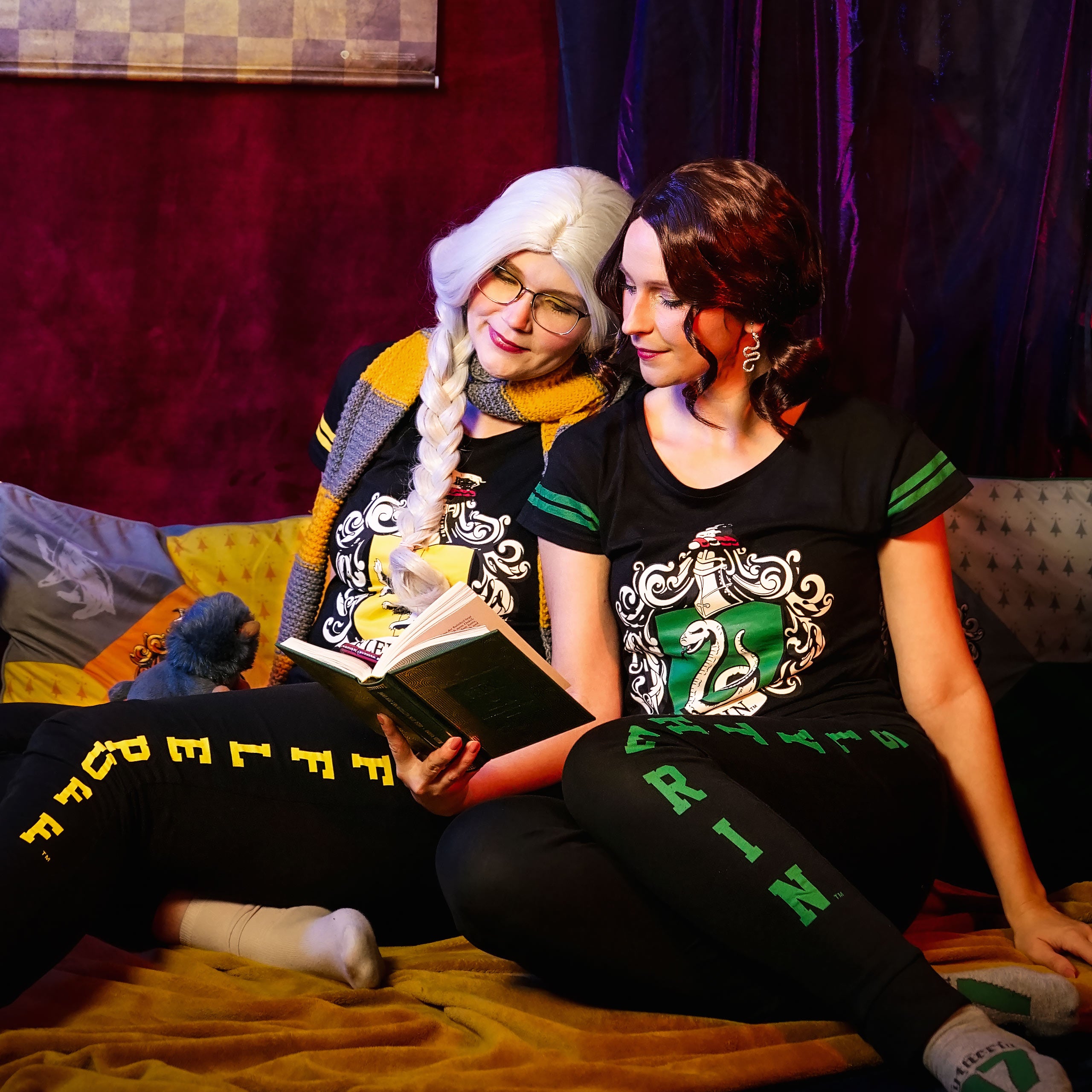 Image produit Pyjama blason Serpentard noir - Harry Potter