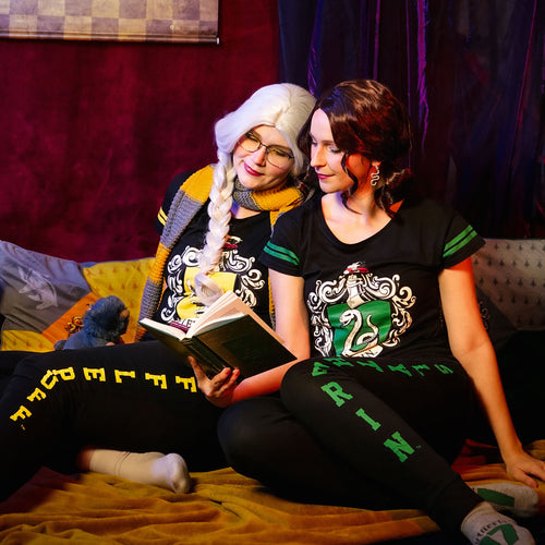 Image produit Pyjama blason Serpentard noir - Harry Potter