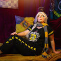 Image produit Pyjama blason Poufsouffle noir - Harry Potter