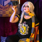 Image produit Pyjama blason Poufsouffle noir - Harry Potter
