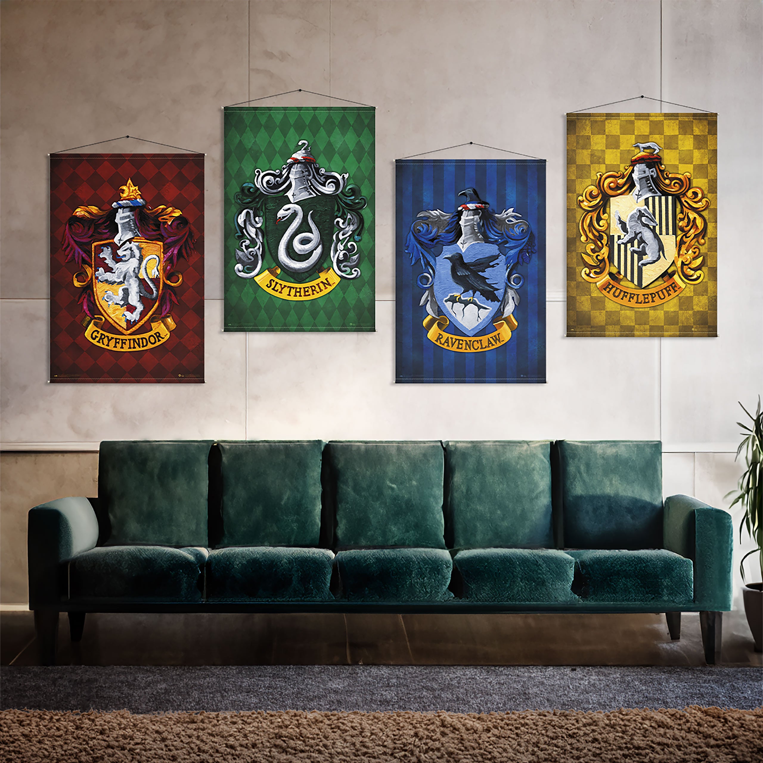 Image produit Harry Potter - Rouleau mural Slytherin