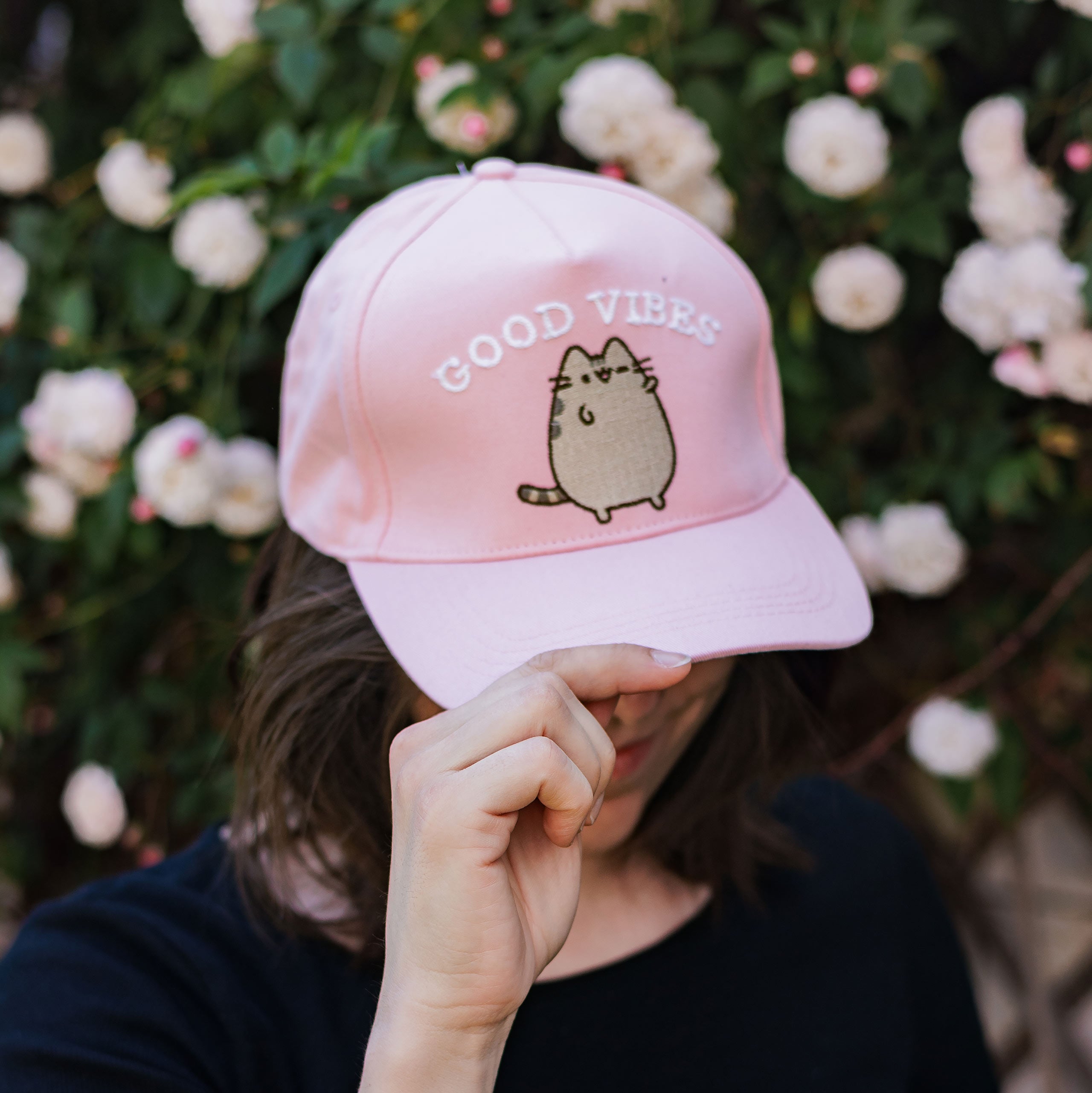 Image produit Pusheen - Casquette Good Vibes rose