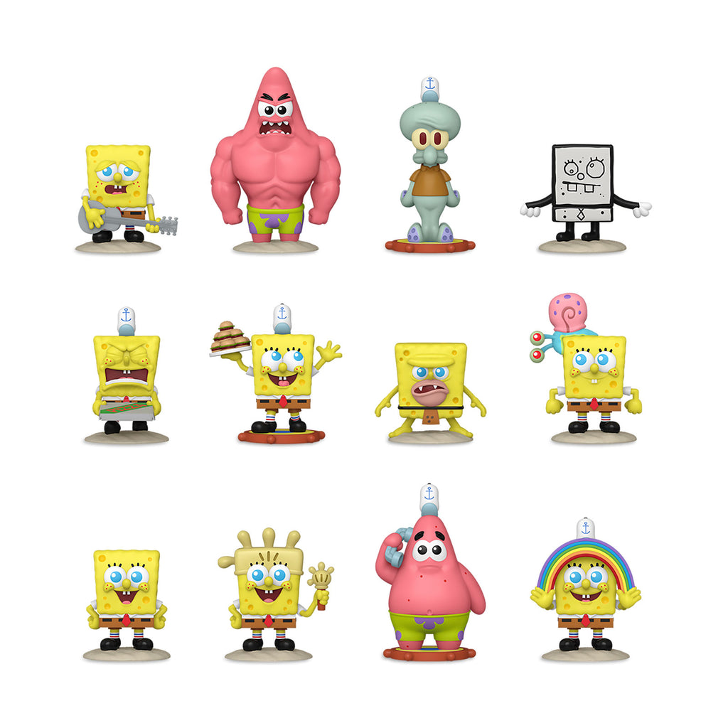 Image produit SpongeBob - Figurine Mystère Mini Funko Pop du 25e anniversaire