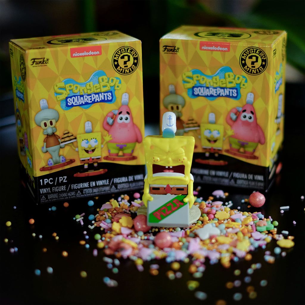 Image produit SpongeBob - Figurine Mystère Mini Funko Pop du 25e anniversaire