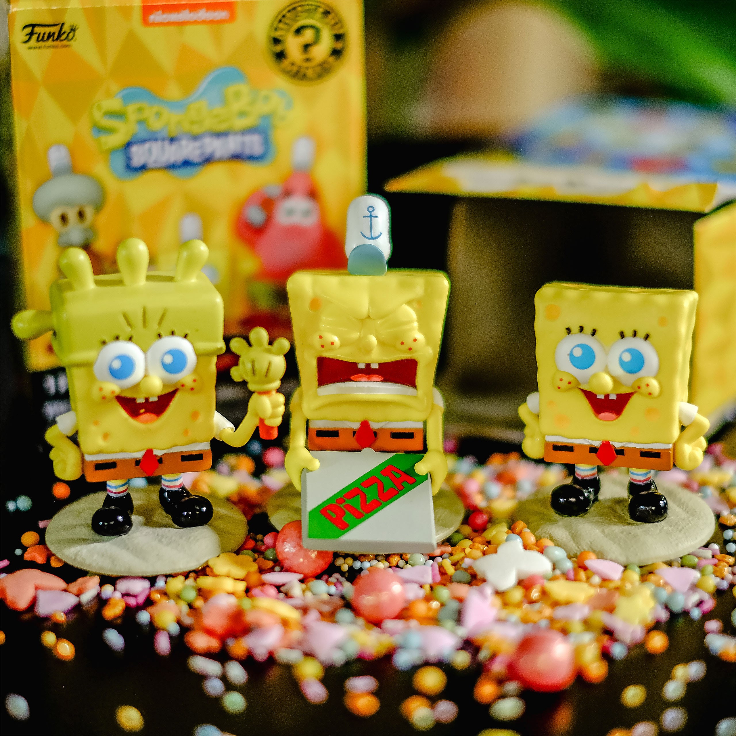 Image produit SpongeBob - Figurine Mystère Mini Funko Pop du 25e anniversaire