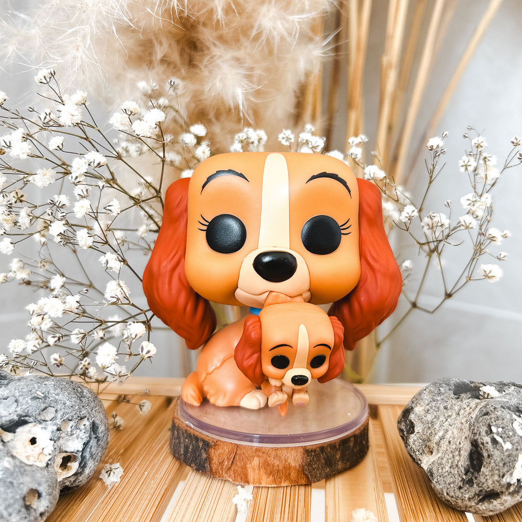 Image produit La Belle et le Clochard - Belle avec chiot Figurine Funko Pop