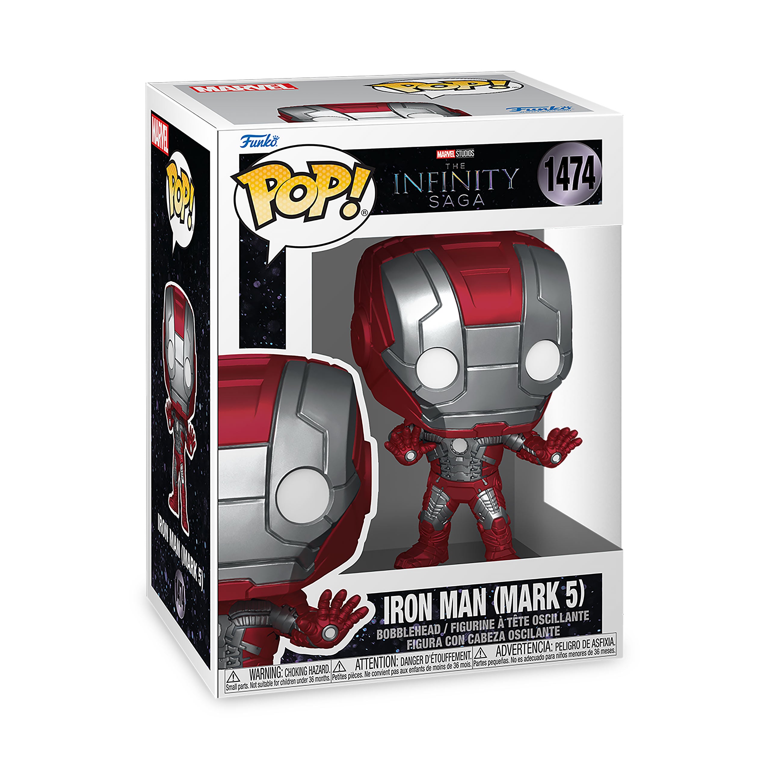 Image produit Iron Man 2 - Mark 5 Figurine Funko Pop à tête oscillante