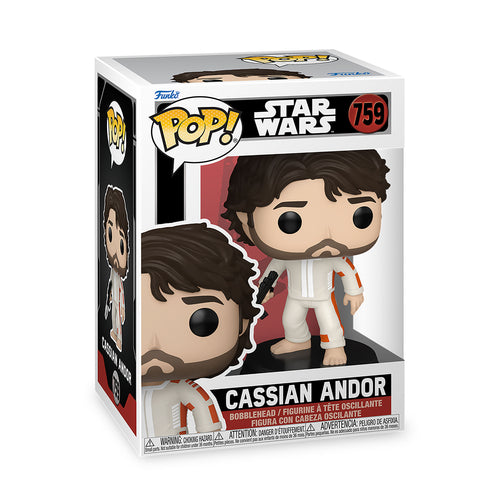 Image produit Star Wars - Cassian Andor Funko Pop Figurine à Tête Oscillante
