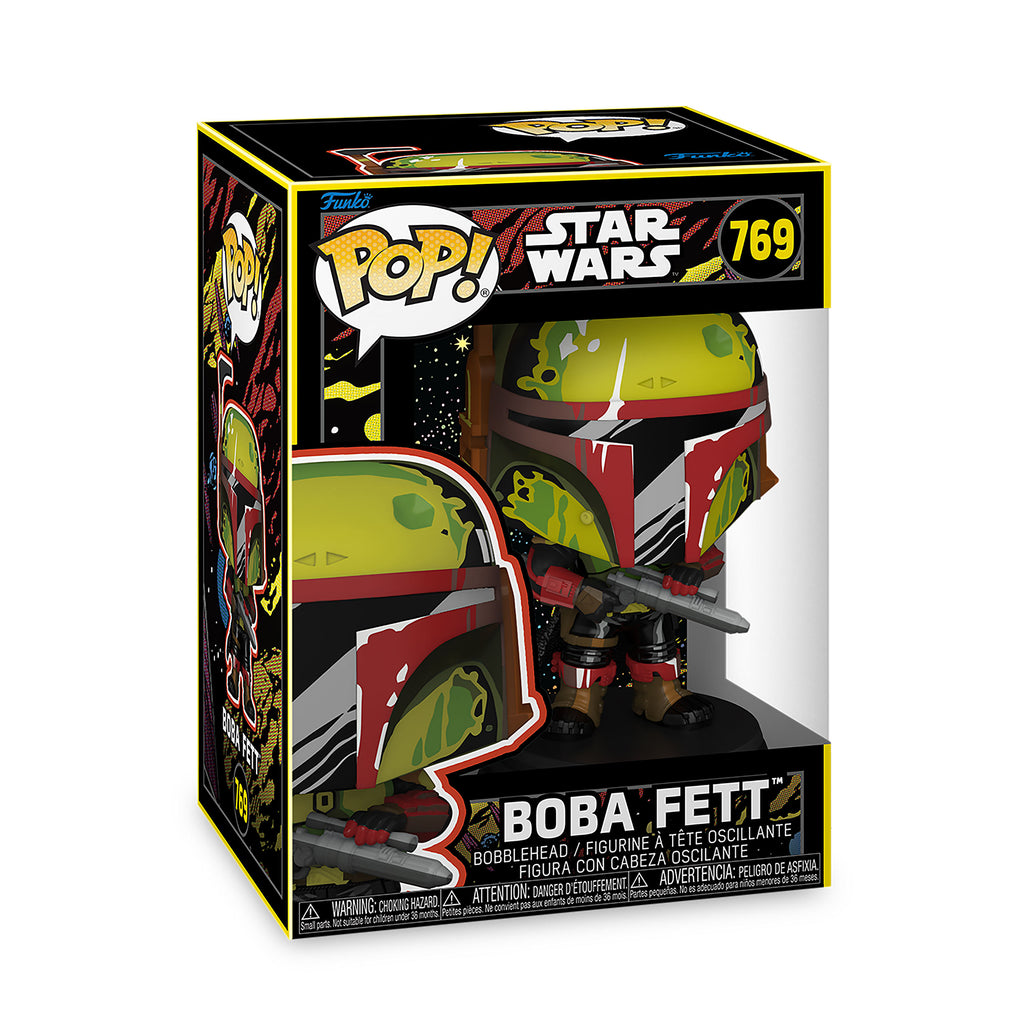Image produit Boba Fett (Rétro) Figurine Funko Pop à tête oscillante - Star Wars Le Livre de Boba Fett