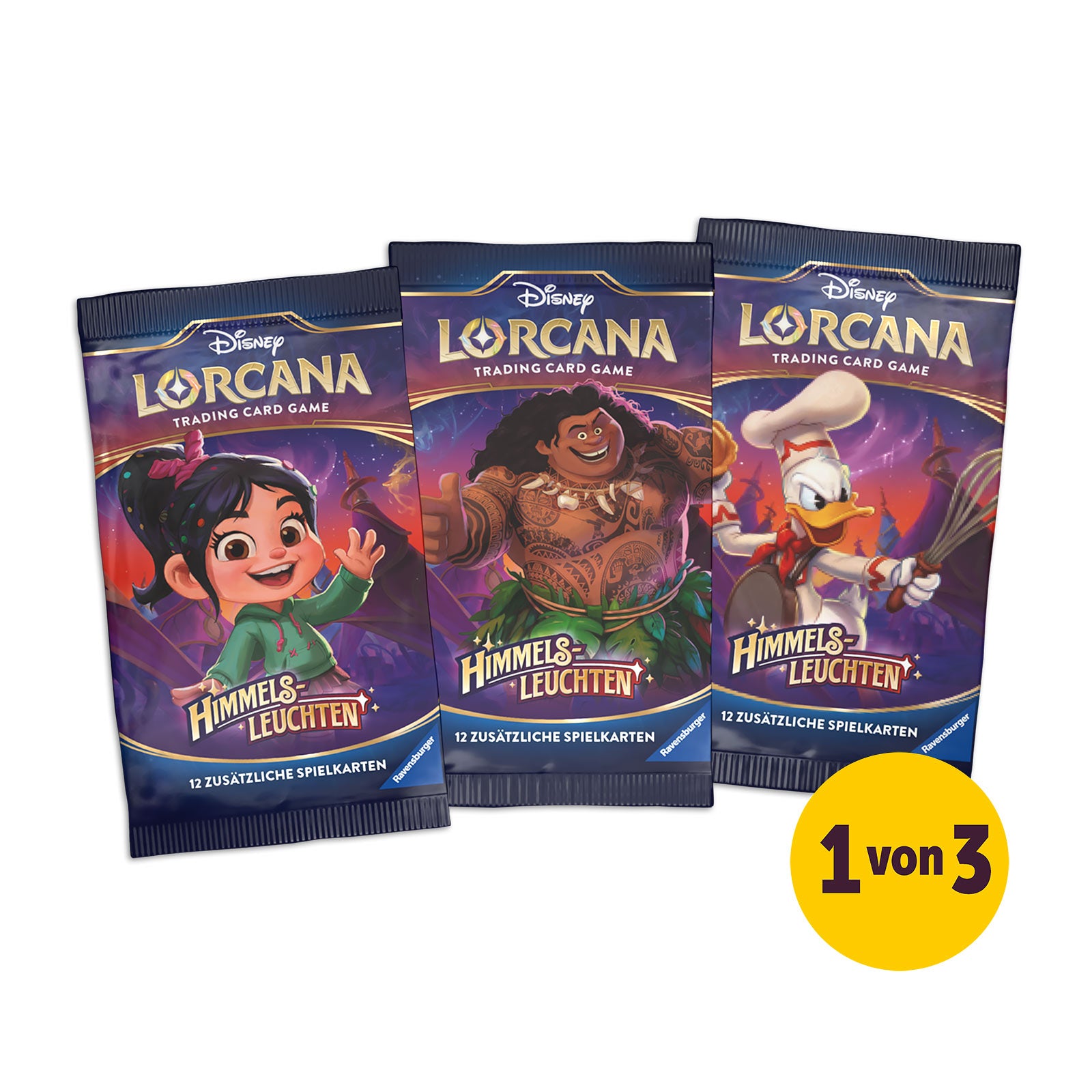 Image produit Disney Lorcana Booster - Jeu de cartes à échanger Skyglow