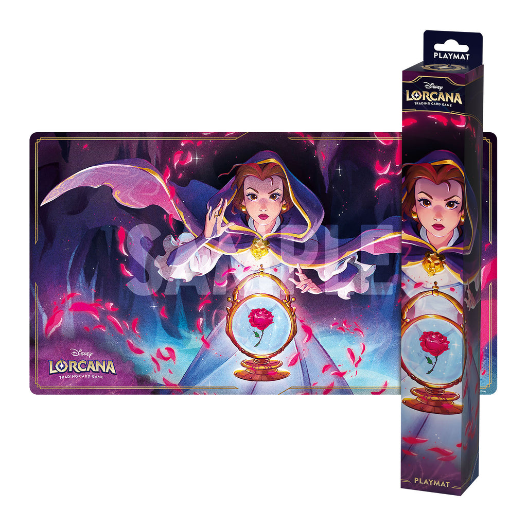 Image produit Tapis de jeu Disney Lorcana Belle - Jeu de cartes à échanger Skyglow