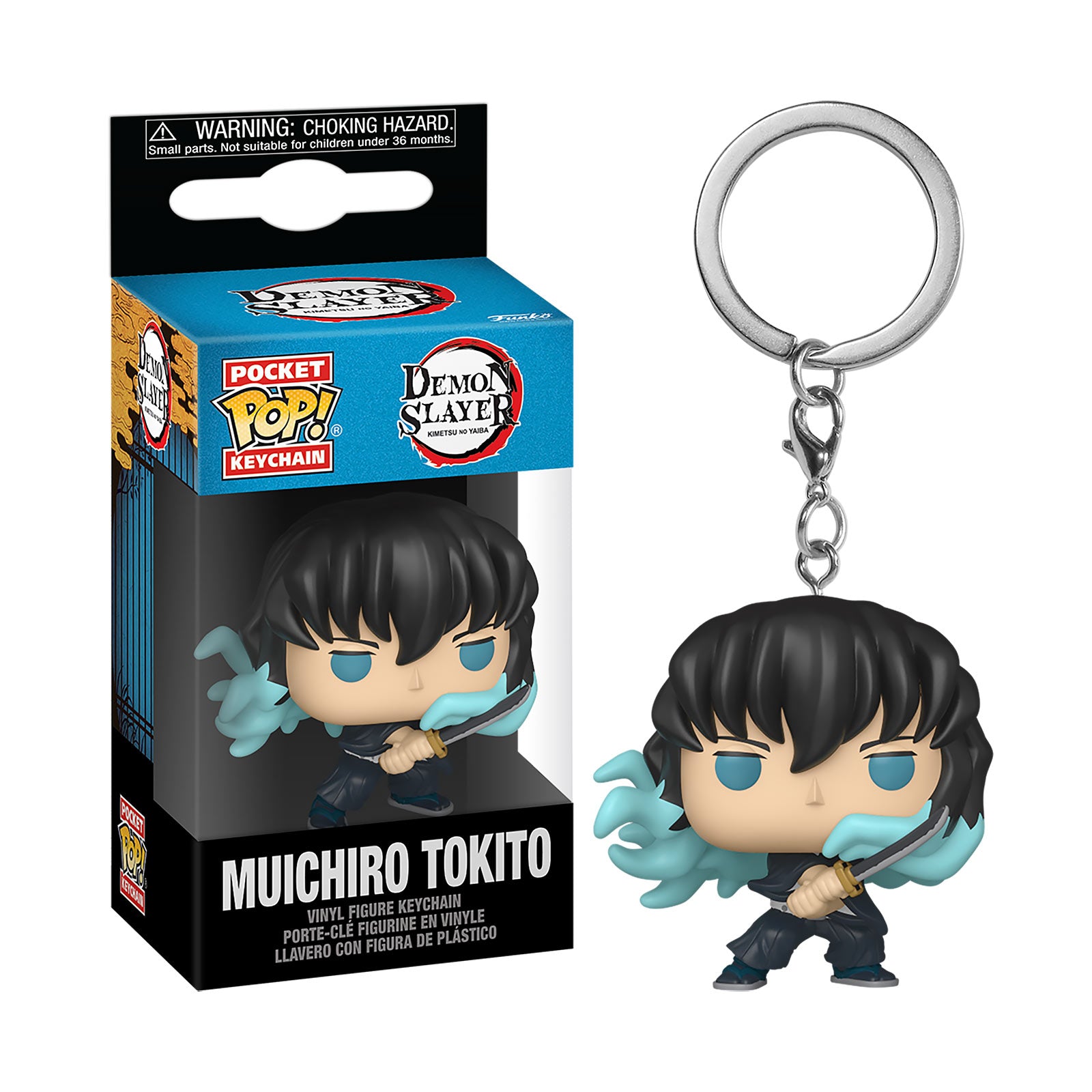 Image produit Demon Slayer - Muichiro (Attaque) Porte-clés Funko Pop