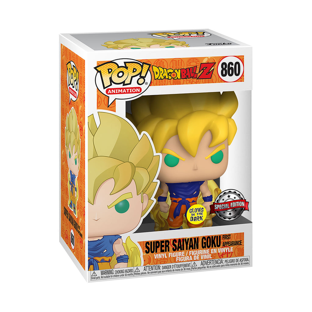 Image produit Dragon Ball Z - Super Saiyan Goku Première Apparition Figurine Funko Pop