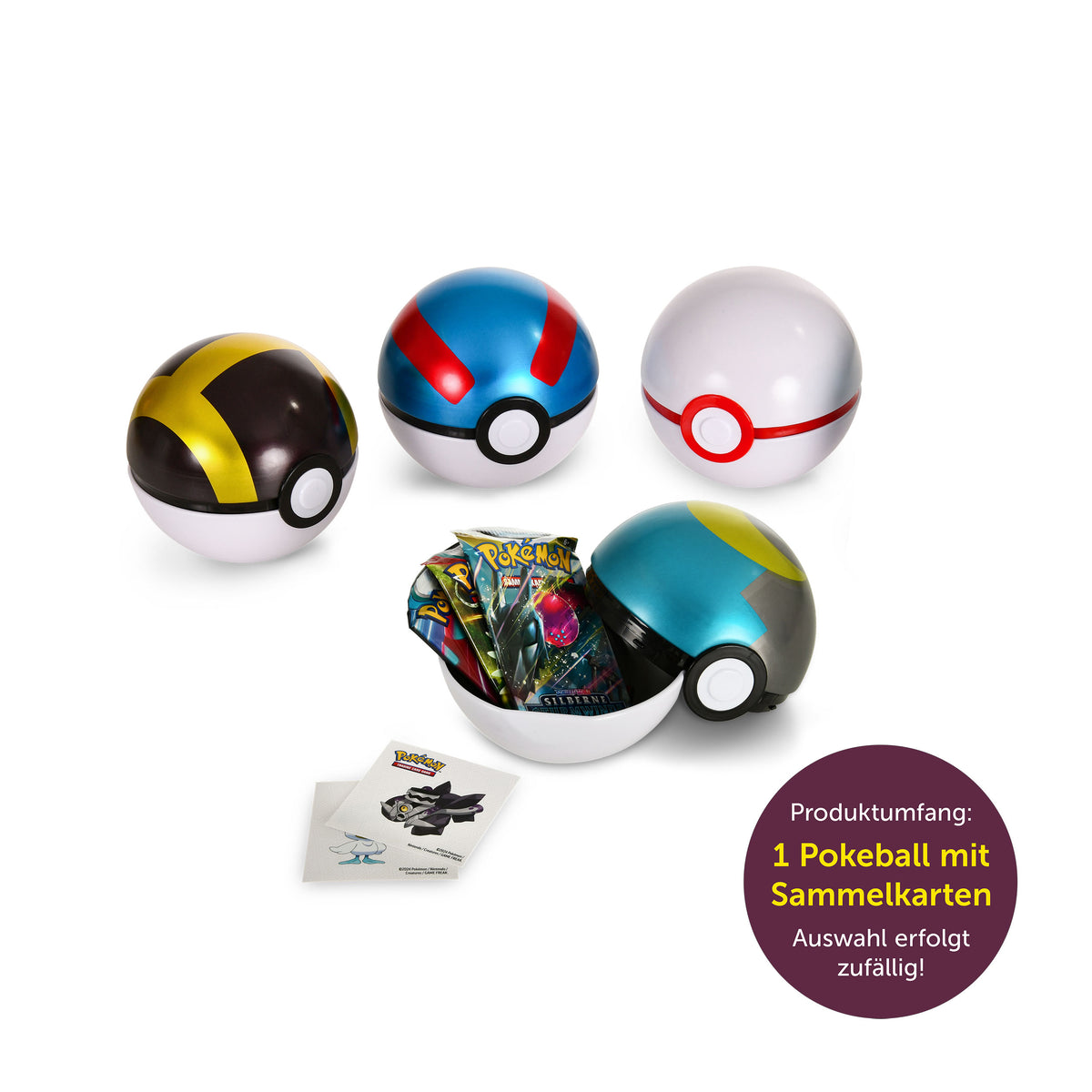 Image produit Pokemon - Mystery Pokeball Cartes Boîte en Métal Automne 2024
