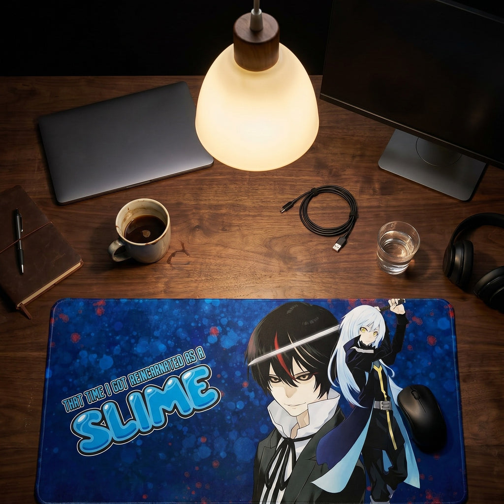 Image produit TenSura - Tapis de souris Rimuru et Diablo