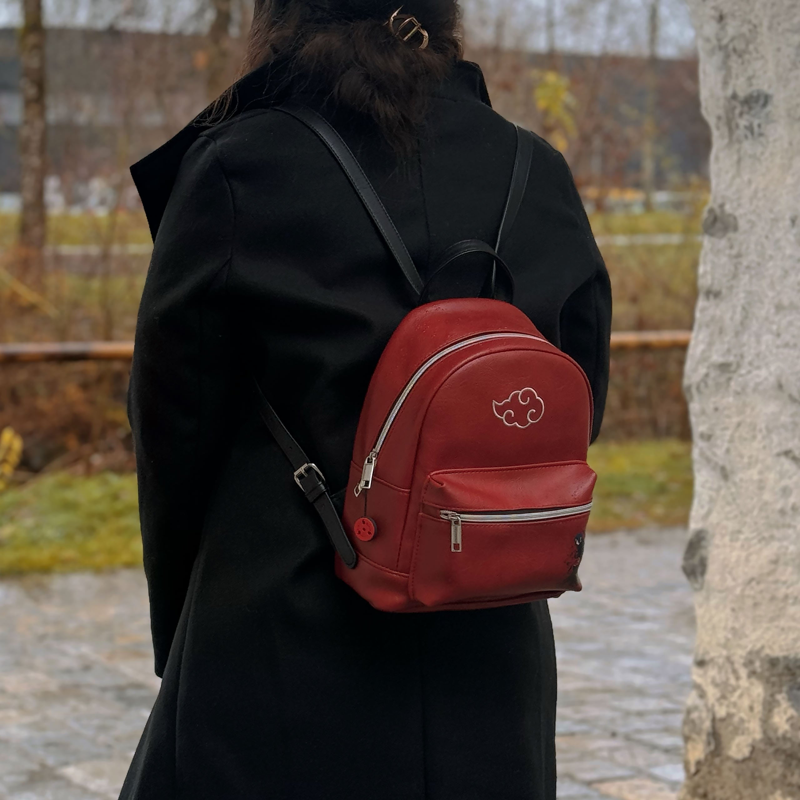 Image produit Naruto - Mini Sac à Dos Akatsuki Rouge