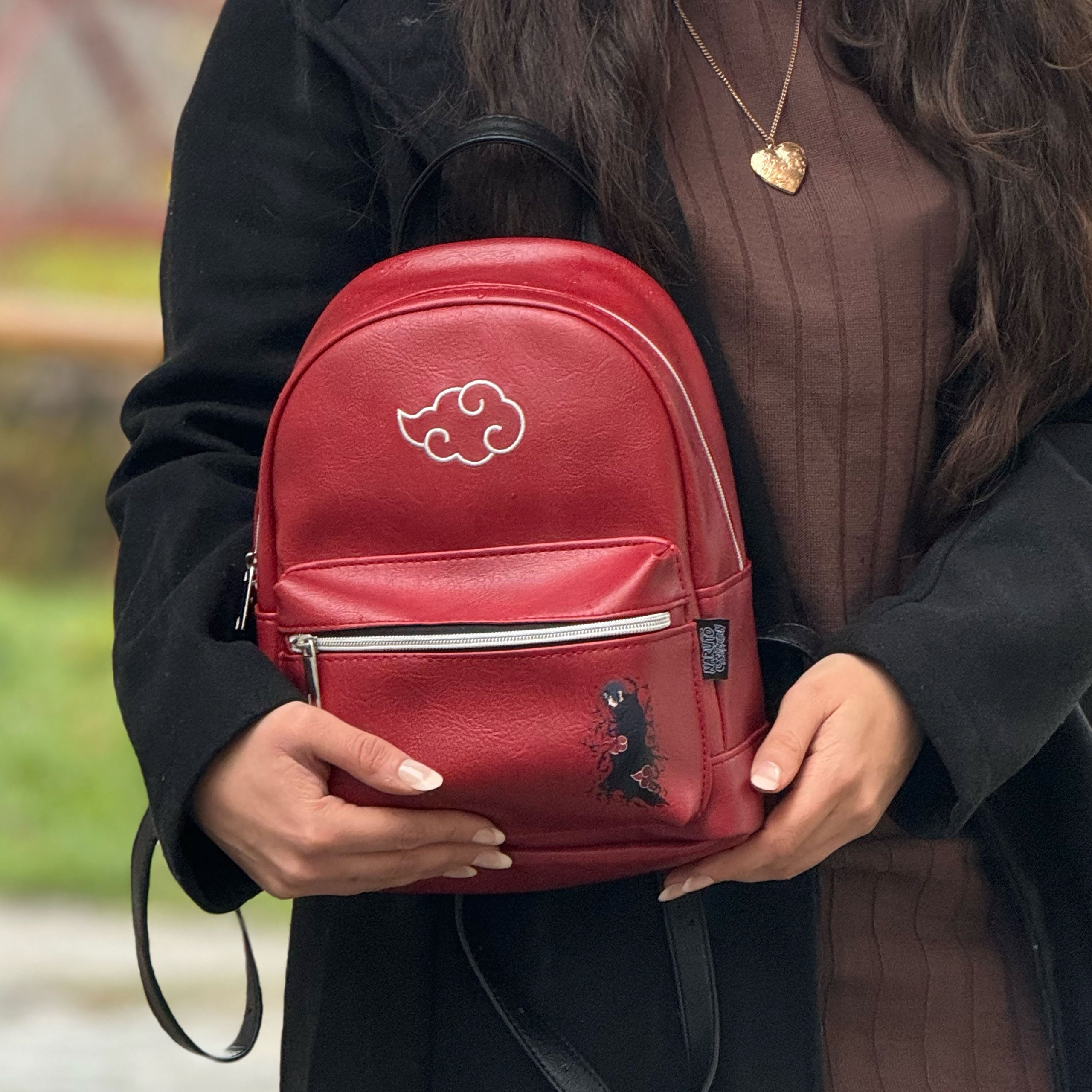 Image produit Naruto - Mini Sac à Dos Akatsuki Rouge
