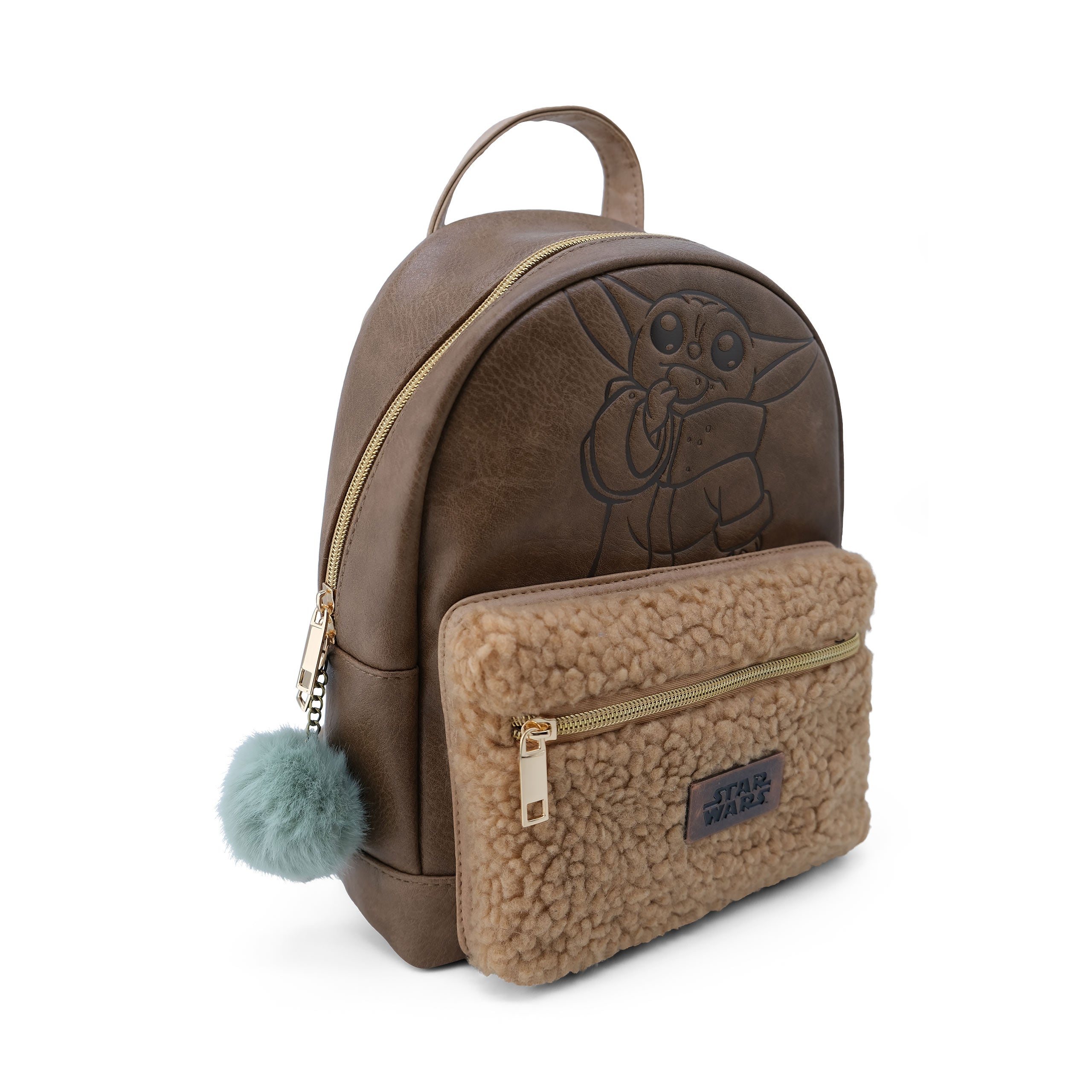 Image produit Mini Sac à Dos Grogu Marron - Star Wars The Mandalorian