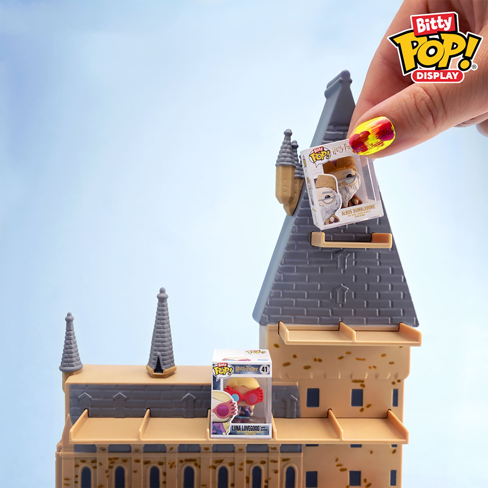 Image produit Harry Potter - Château de Poudlard Funko Bitty Pop Display avec 2 Figurines