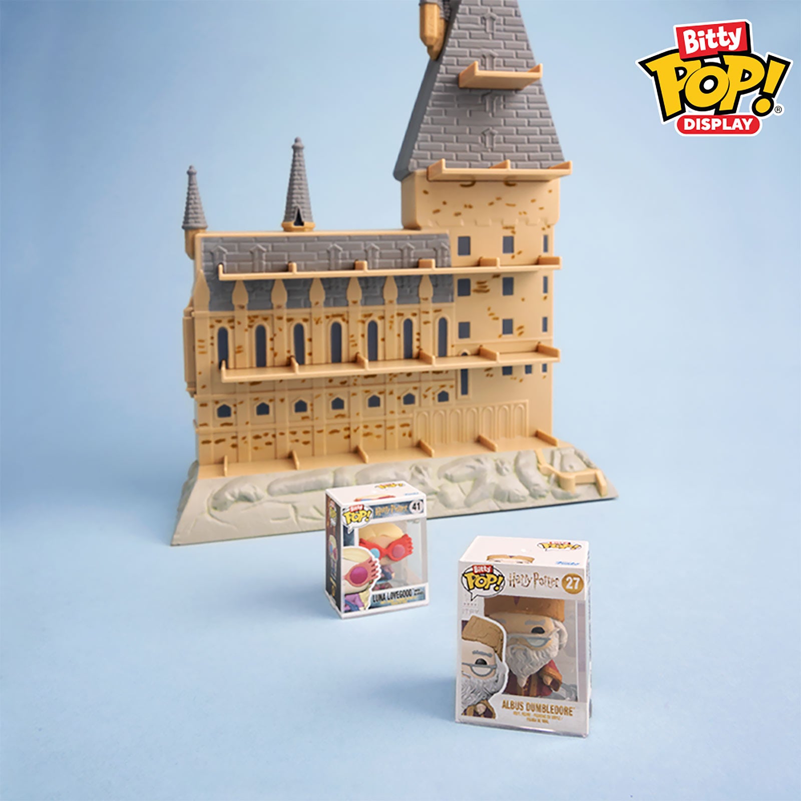 Image produit Harry Potter - Château de Poudlard Funko Bitty Pop Display avec 2 Figurines
