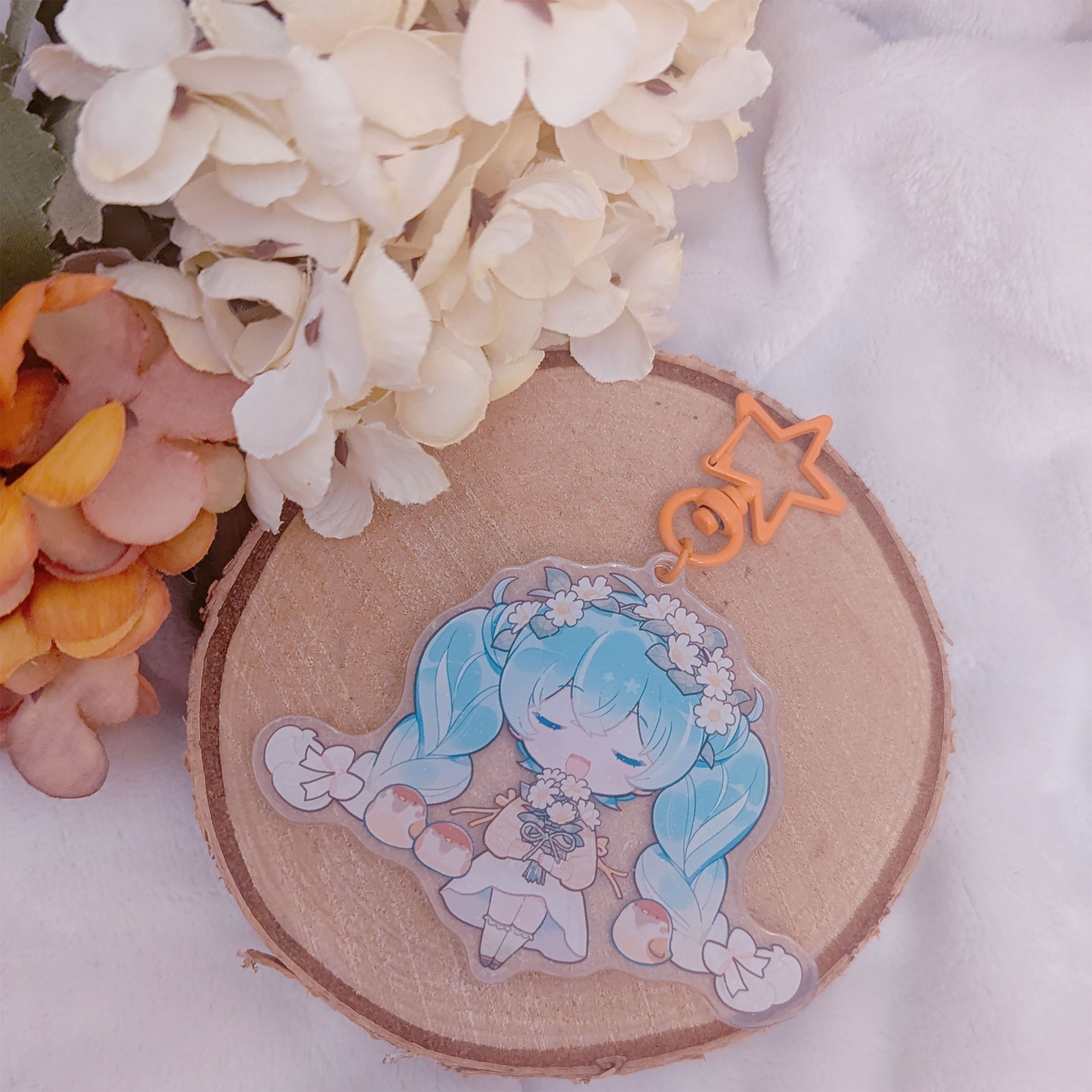 Image produit Hatsune Miku - Porte-clés en acrylique Kawaii Autumn Time