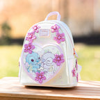 Image produit Lilo & Stitch - Mini sac à dos Angel et Stitch avec fleurs