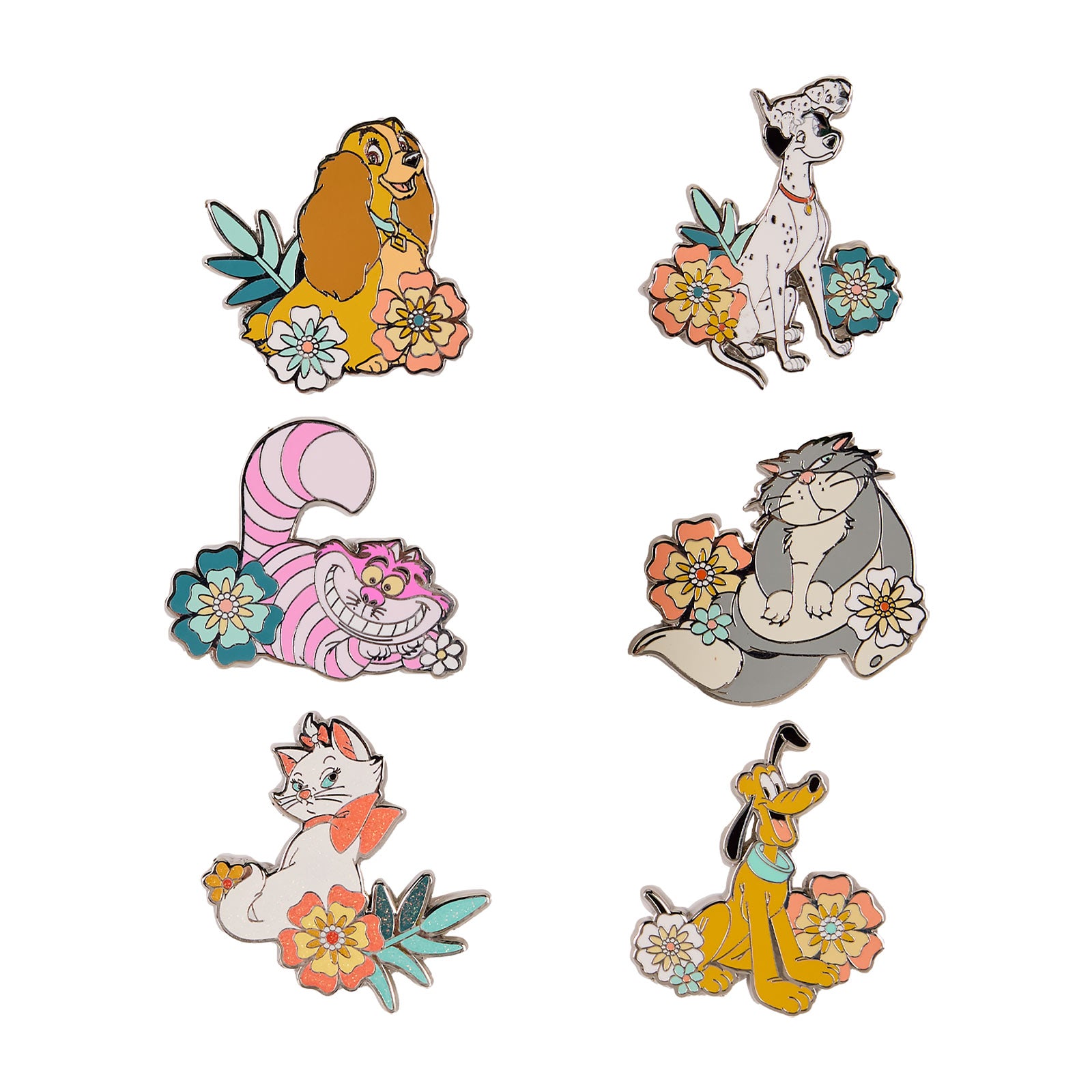 Image produit Disney - Épingle Mystère Floral Chats & Chiens
