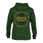 Image produit Le Seigneur des Anneaux - Veste à capuche zippée Terre du Milieu verte