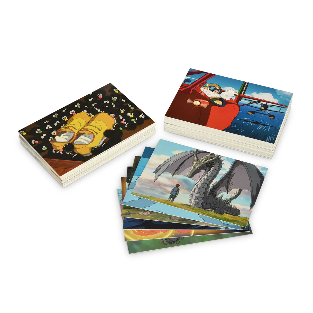 Image produit Studio Ghibli - 100 Cartes Postales en Boîte Cadeau Vol. 2