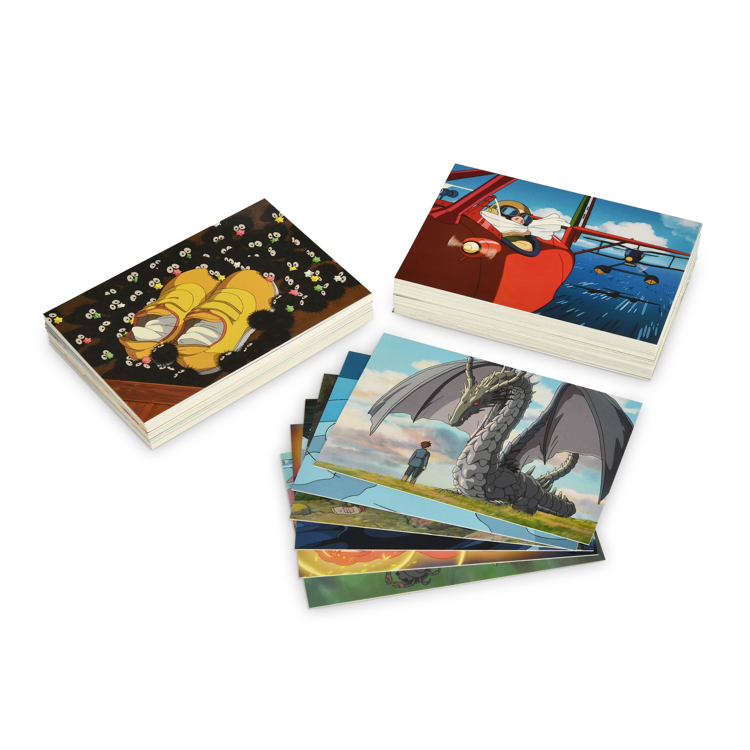 Image produit Studio Ghibli - 100 Cartes Postales en Boîte Cadeau Vol. 2