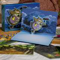 Image produit Totoro - Amis Cartes Postales 3D Pop-Up Set de 10