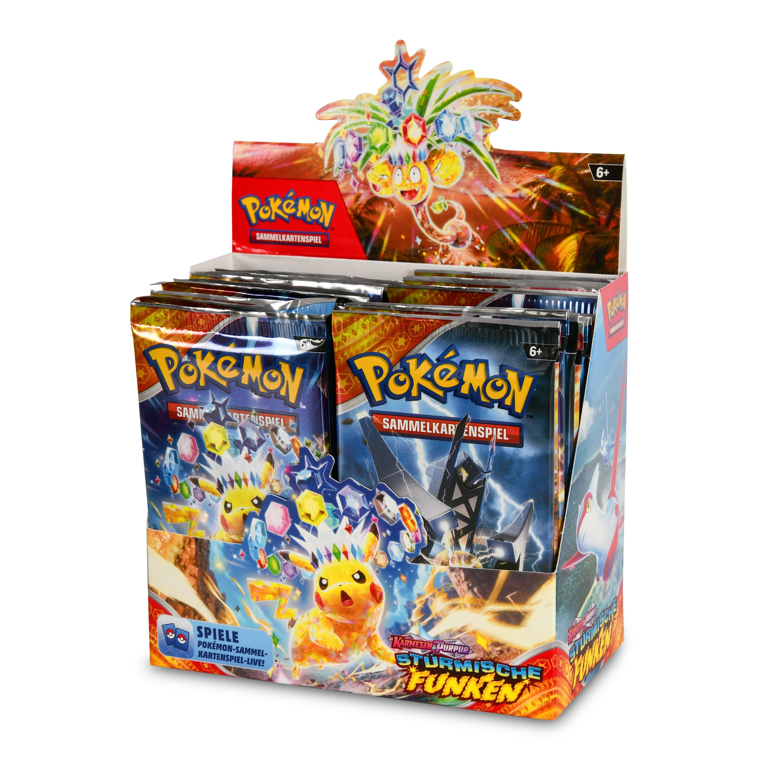Image produit Pokemon - Écarlate & Pourpre Étincelles Orageuses Cartes à Collectionner Booster Affichage