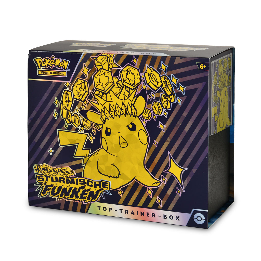 Image produit Pokemon - Cramoisi & Pourpre Étincelles Orageuses Boîte d'Entraîneur Elite