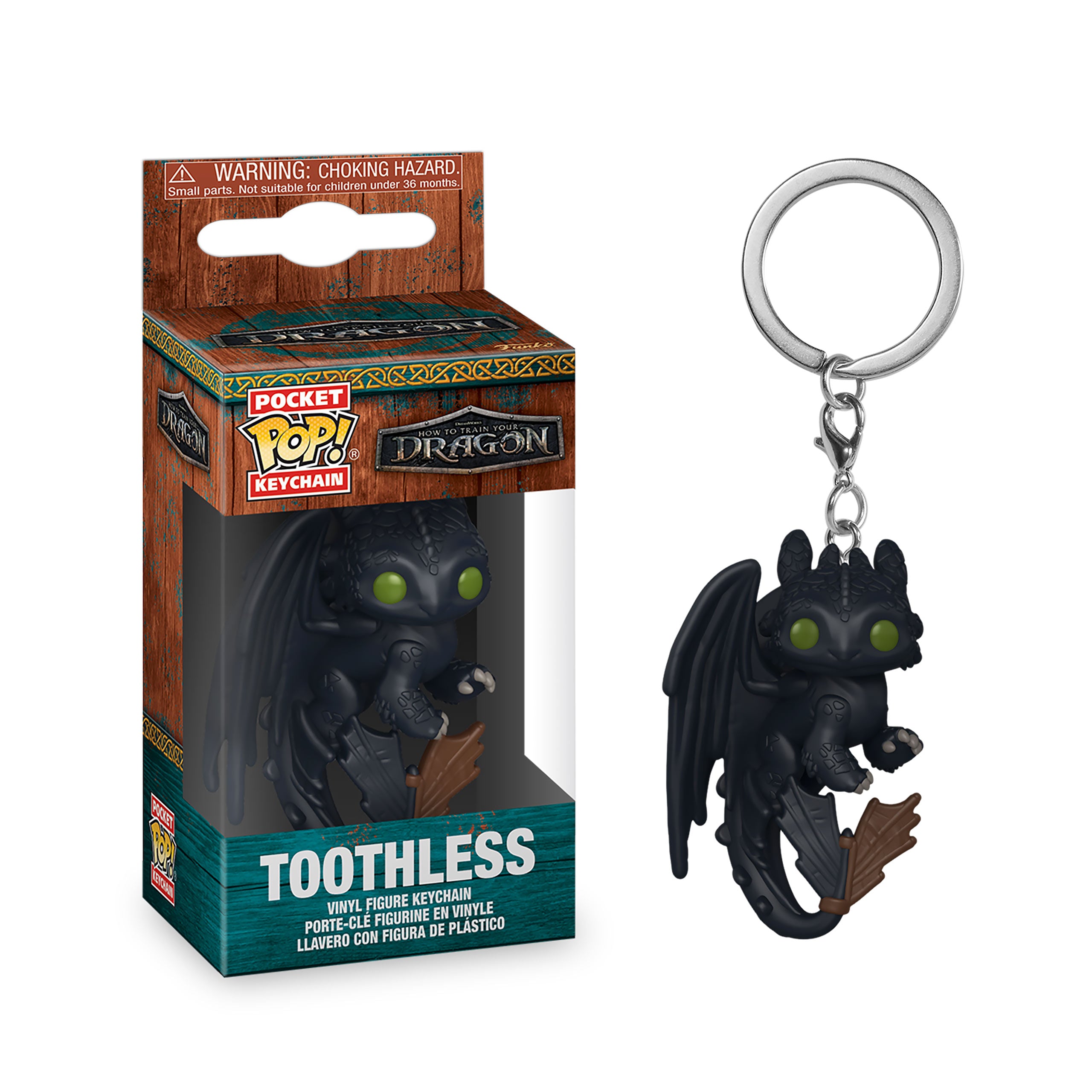 Image produit Dragons - Porte-clés Funko Pop Krokmou