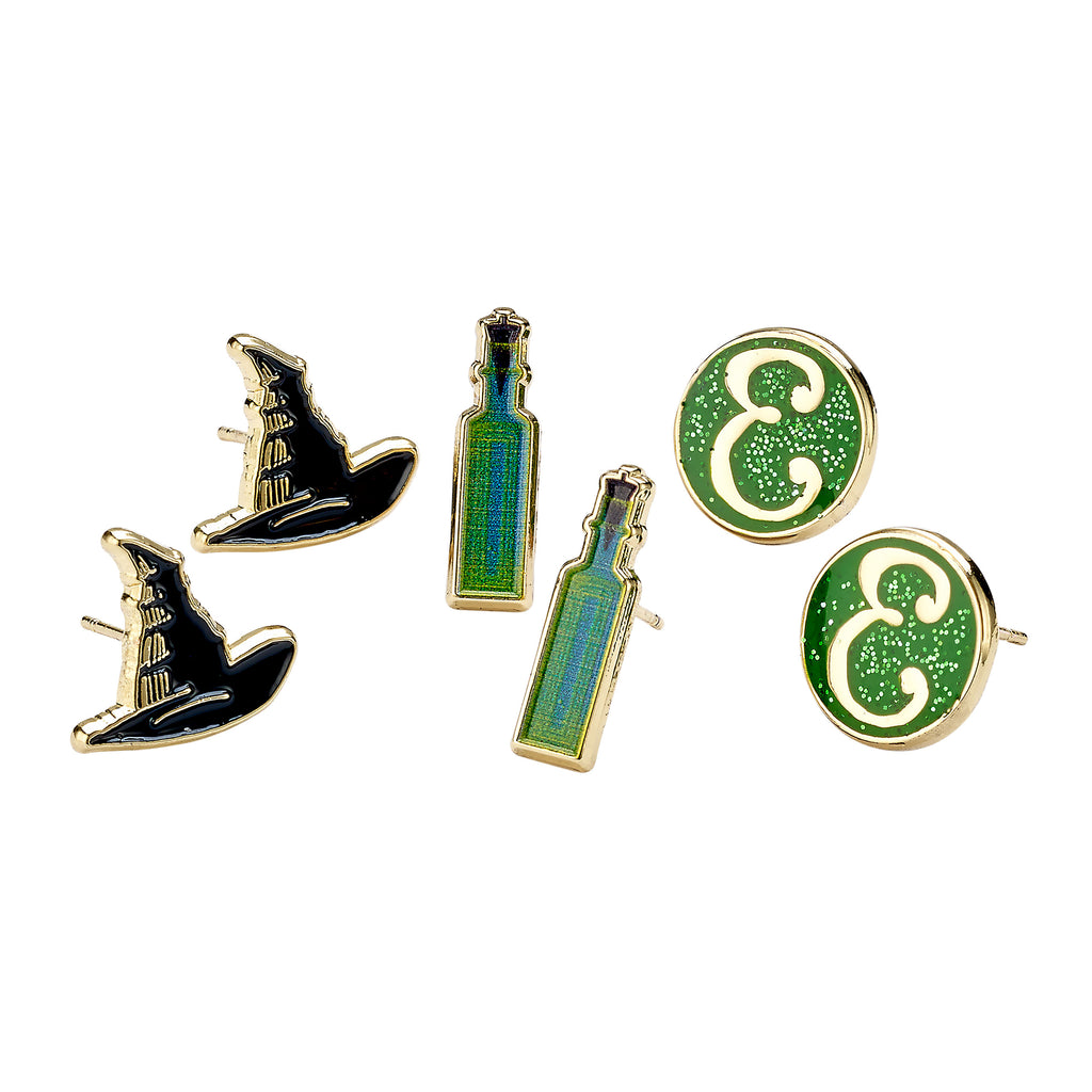 Image produit Wicked - Boucles d'oreilles Elphaba Set de 3