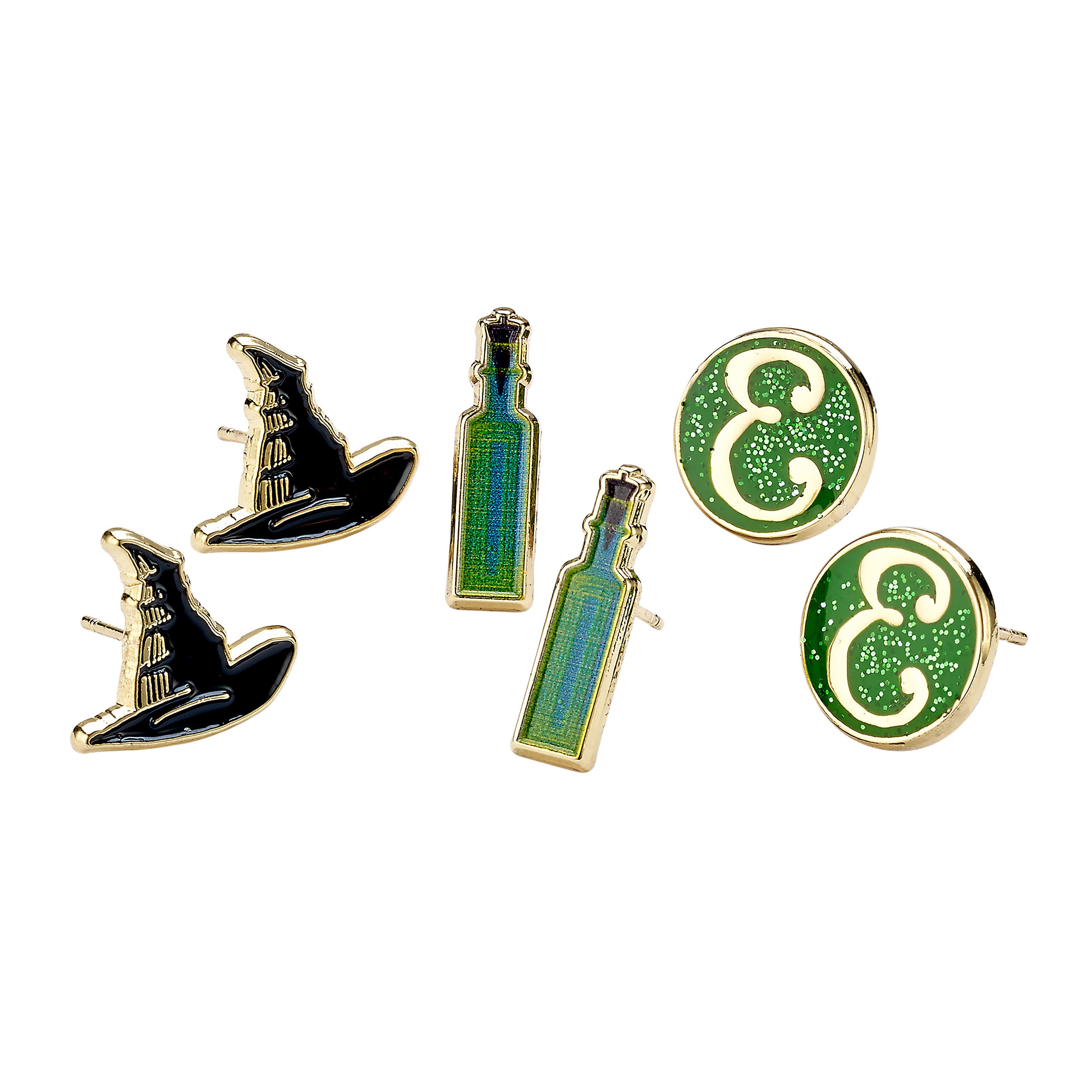 Image produit Wicked - Boucles d'oreilles Elphaba Set de 3
