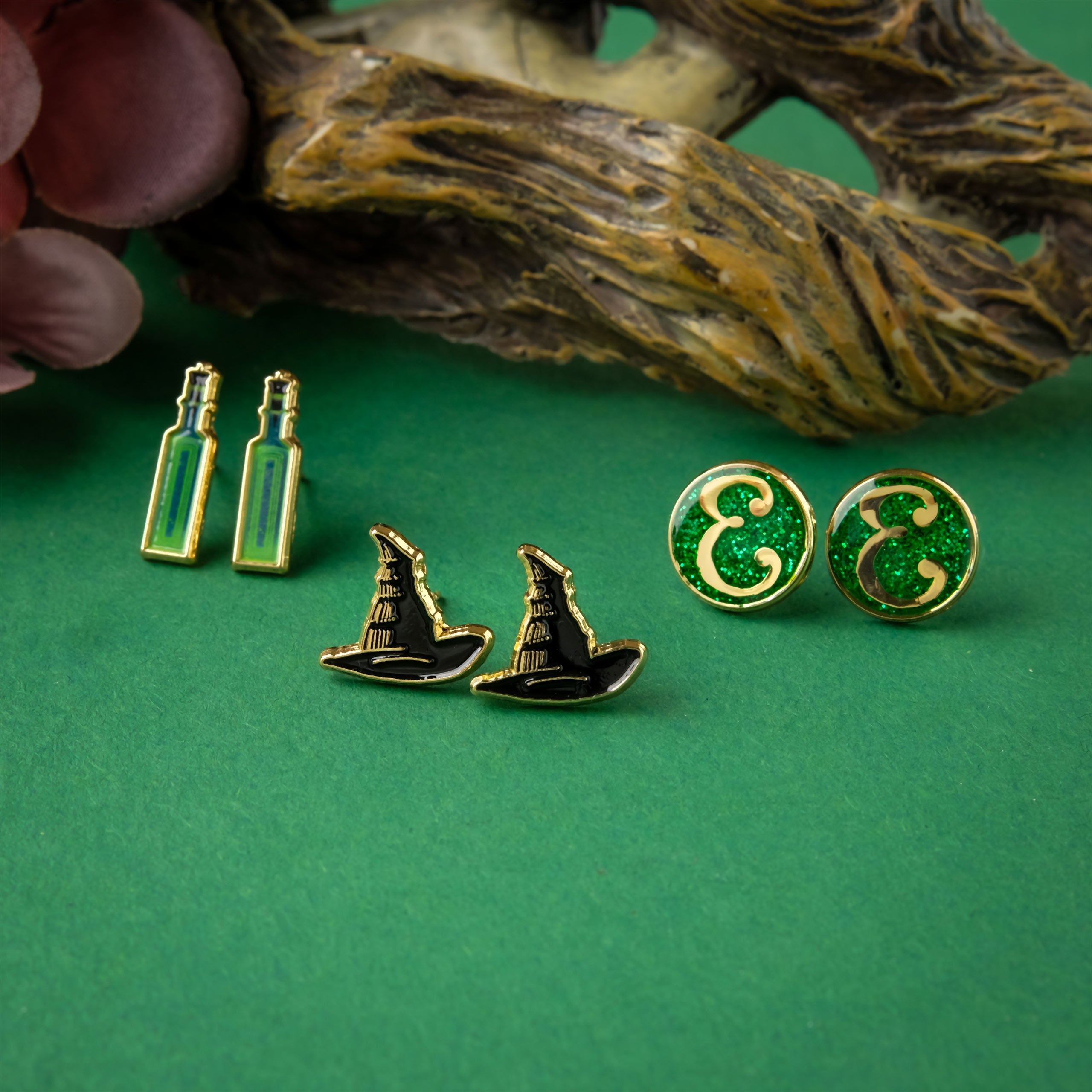 Image produit Wicked - Boucles d'oreilles Elphaba Set de 3