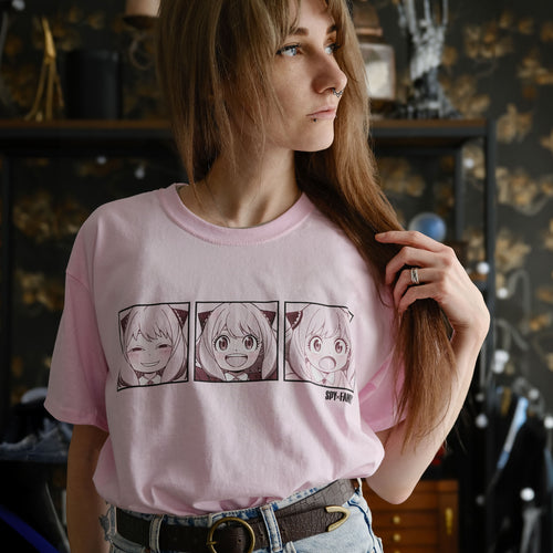 Image produit Spy x Family - T-Shirt Anya rose