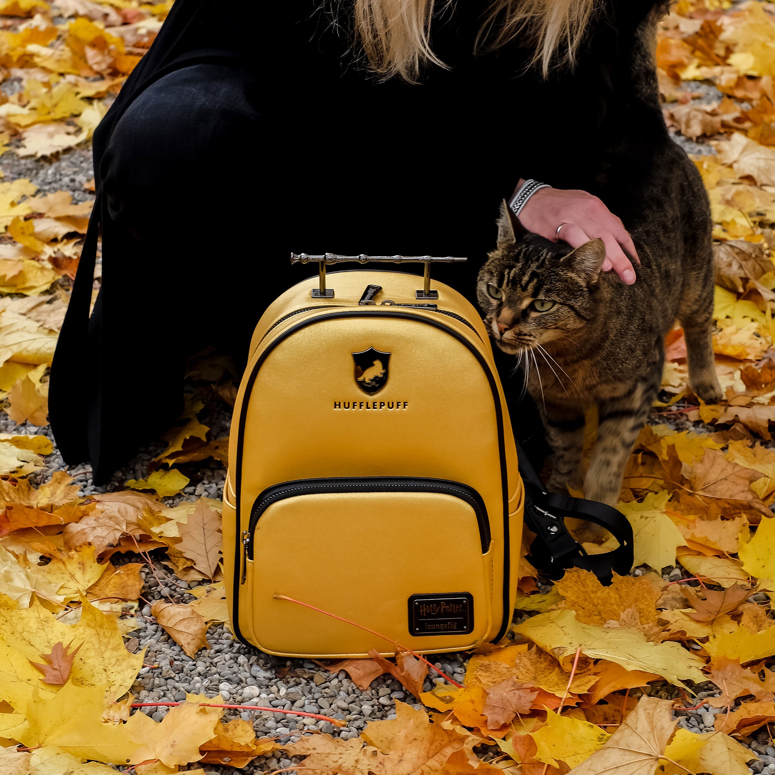 Image produit Harry Potter - Mini Sac à Dos Pailleté Hufflepuff